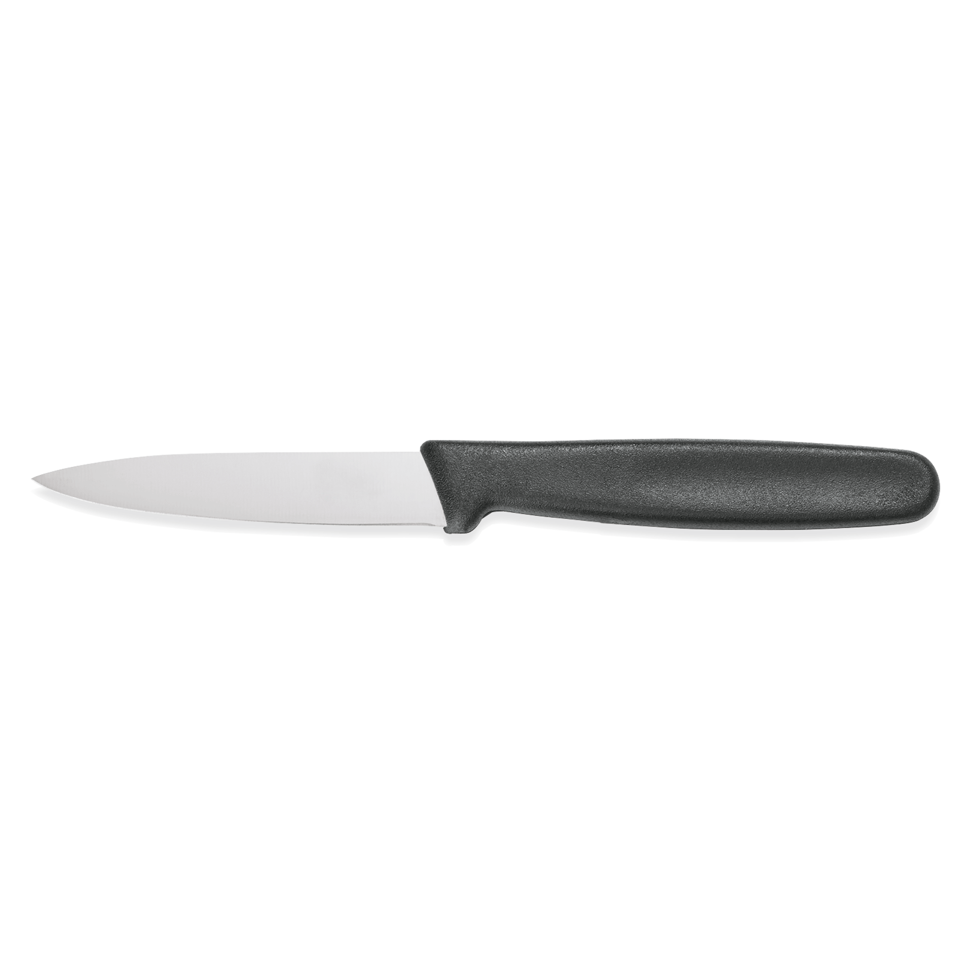Nož za lupljenje HACCP  , 17,5 cm, črn, nerjaveče jeklo, plastika