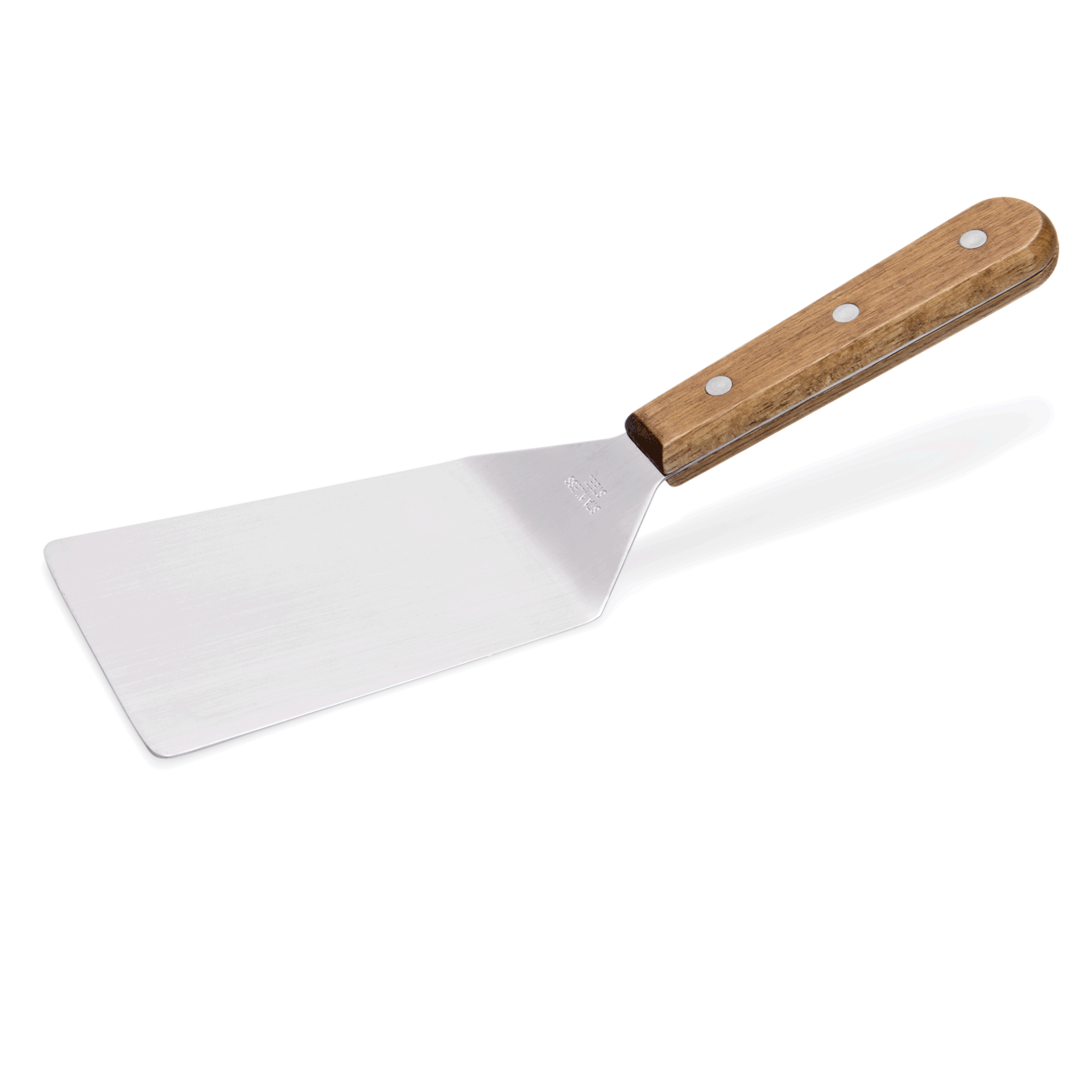 Lopatka kotna 27 cm, 12 x 8,5 cm, zaprt, nerjaveče jeklo, les